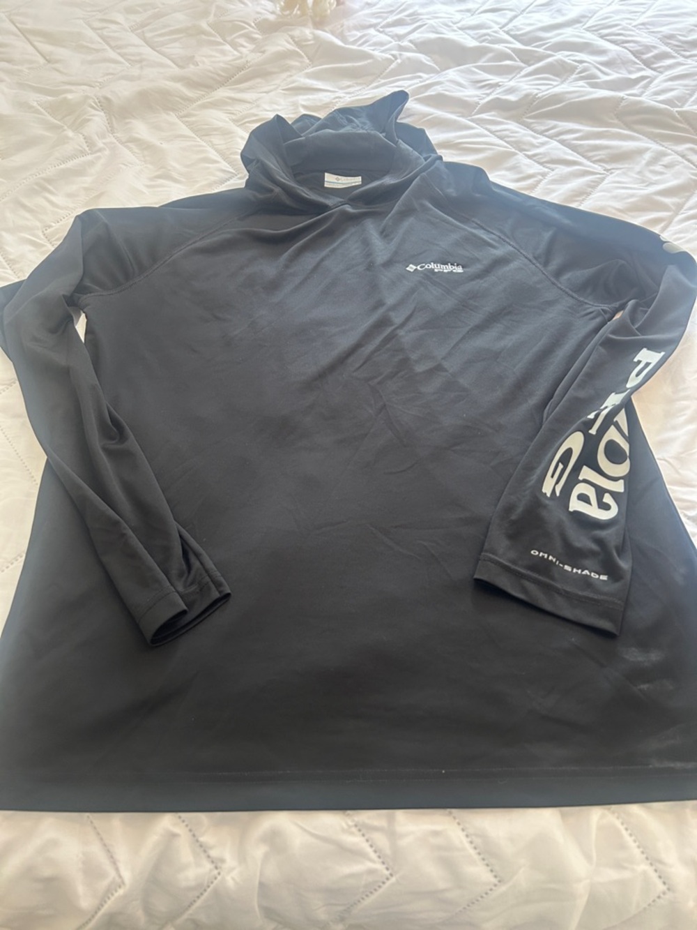 Columbia PRG Black Sun Hoodie with Sleeve Graphic
